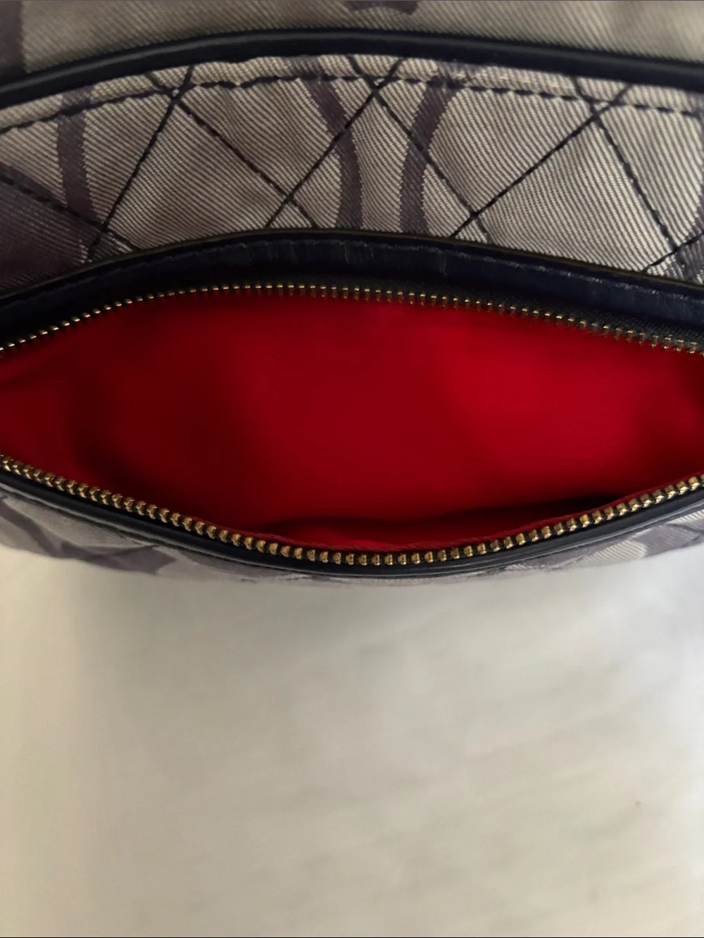 Coach Poppy Quilted Denim Crossbody